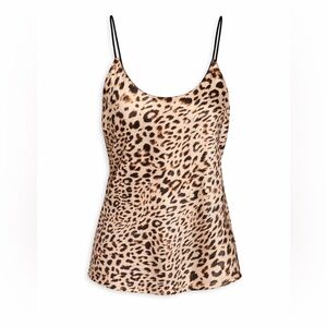 Victoria’s Secret Leopard‎ Tank Top Y2K Satin Cami Animal Print Chic-Medium